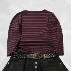 90s saint james boarder long tee y2k