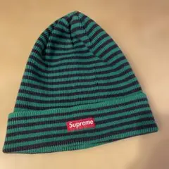 Supreme ボーダーニット帽　ビーニー