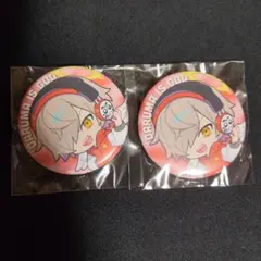 【CR】缶バッジ 2個セット DARUMA IS GOD