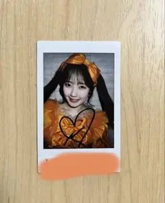 CUTIE STREET 川本笑瑠 リボン衣装 オン特 サイン入りチェキ