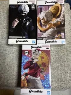 早い者勝ち！Grandista フィギュア 童磨・金木研・モンキー.D.ルフィ