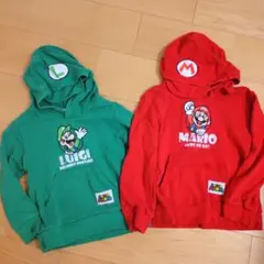 しまむら　マリオ　ルイージ　パーカー　コスプレ