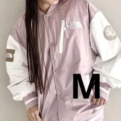 ノースフェイス　ロゴ刺繍 ワッペン スタジャン プレイヤーヴァーシティジャケット