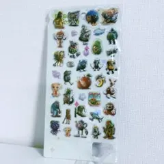 ぷっくり3Dシール 動物 フルーツ ステッカー 立体シール 手帳デコ イタリアン