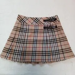 BURBERRY　バーバリー　巻きスカート ベルト　ノバチェック　プリーツ