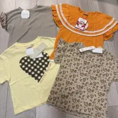 新品未使用　半袖　Tシャツ　90 95 女の子　保育園着　バースデイ