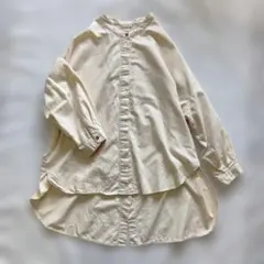 サマンサモスモス オーバーサイズシャツ ゆったり バックボタン シャツ
