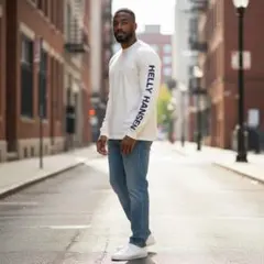 HELLY HANSEN ロングスリーブTシャツ ホワイト Mのサムネイル