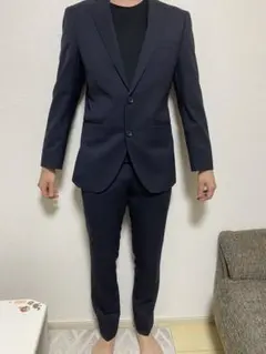 【値段交渉可能】ネイビー スーツ ジャケット＆パンツ セット　Mr.junko