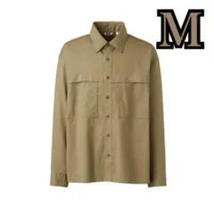 【最終値下げ】 UNIQLO U ユーティリティオーバーサイズシャツ カーキ M