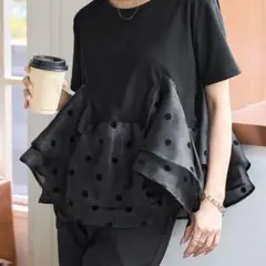 オーガンジードッキング　ペプラム　Tシャツ　KOBE LETTUCEのサムネイル