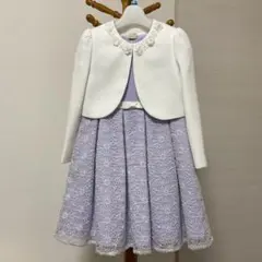 【美品】petit main フォーマルワンピース セット120cm