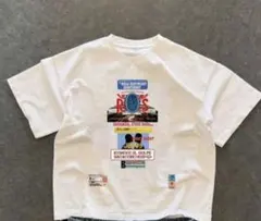 グラフィックプリント Tシャツ ホワイト