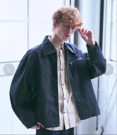 ダークブルー カジュアルジャケット