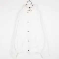 Y6986*J.PRESSジェイプレス☆ジャケット☆ブルゾン☆白ホワイトL