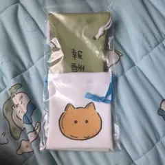 ナガノフレンズ ちいかわ ハチワレ ミニ巾着2個セット 報酬袋 クッキーのサムネイル