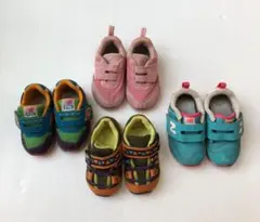 キッズシューズ女の子4点セット12〜13.5