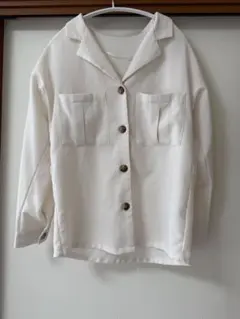 GU オープンカラーダブルポケットシャツ Sサイズ