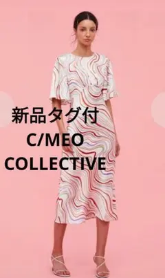 【新品タグ付】C/MEO COLLECTIVE My Way ミディドレス Sのサムネイル