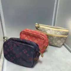 M75 russet （ラシット）ポーチ まとめ売り モノグラム柄のサムネイル