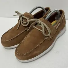 COLE HAAN ゼログランド デッキシューズ モカシン ブラウン スエードのサムネイル