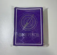 ワンピースカードゲーム　リミテッドカードスリーブ　スタンダードパープルシルバー