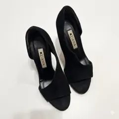 DIANA ダイアナ　パンプス　ハイヒール　黒　スエード