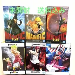[新品未開封]ドラゴンボール、ワンピース 、鬼滅の刃 フィギュア 6種セット