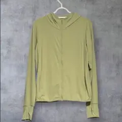 UNIQLO AIRism UVカット パーカー ライトグリーンー Mのサムネイル
