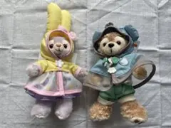 ダッフィー　レイニーデイズ　ステラルー　ぬいぐるみバッジ