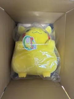 【新品】ポケモン　おかえり！ピカチュウ 1/1 ぬいぐるみ タカラトミー