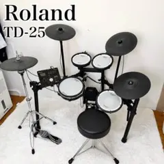 Roland 電子ドラム浮き床付 TD-25K-S シンバル拡張版 - メルカリ