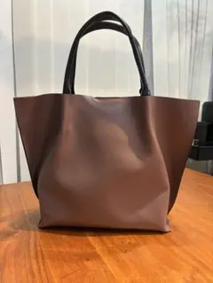 GIANNI CHIARINI ブラウン トートバッグ