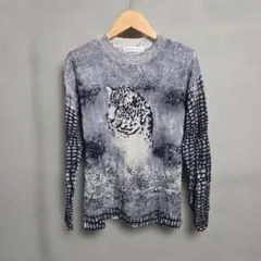 ROGICA ロジカ タイガーニット Y2K ミセス モード ウール100％