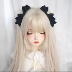 ヘアクリップ リボン 2個セット 量産系 地雷系 コスプレ ロリータ 入園 入学