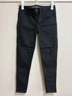 American Eagle スキニーデニムパンツ ブラック　サイズUS2のサムネイル