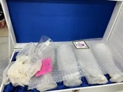 新品未使用』佐々木クリスタル 蓋付デザート五客揃 花の香り 5客セット