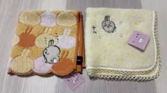 【新品未使用】ちいかわ うさぎ タオルハンカチ 2枚セット