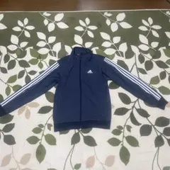 adidas ネイビー ジャージ ストライプ袖
