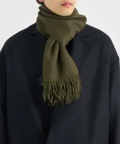 美品! イノウエブラザーズマフラー オリーブ