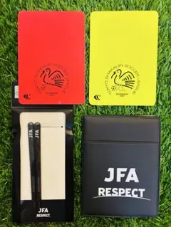 JFA レフェリー 警告カード 審判 レフリー カードホルダー サッカー