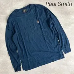 PS Paul Smith ロングTシャツ ネイビー　　刺繍 長袖