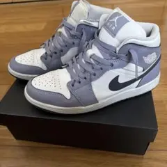 NIKE AIR JORDAN 1 MID パープル ホワイト