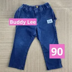 【本日限定価格】Buddy Lee フリル付きデニムパンツ　90 女の子　ロゴ