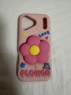 花柄シリコンiPhoneケース