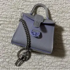 For Bitches エナメル ハンドバッグ 水色 ミニバッグ イタリア製 