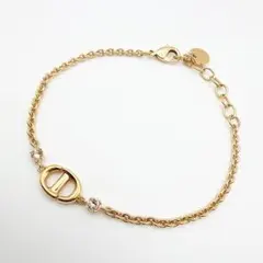 2901 美品✨　Dior　ブレスレット　CD ロゴ　ゴールド