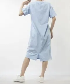 チャンピオン Champion レディース ワンピース 半袖 ライトブルー M