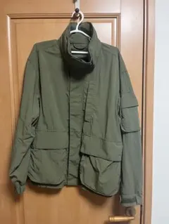 GU スタンドカラーオーバーサイズブルゾン　M オリーブ