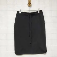 UNIQLO ユニクロ (S)　ボアスウェットスカート　ブラック